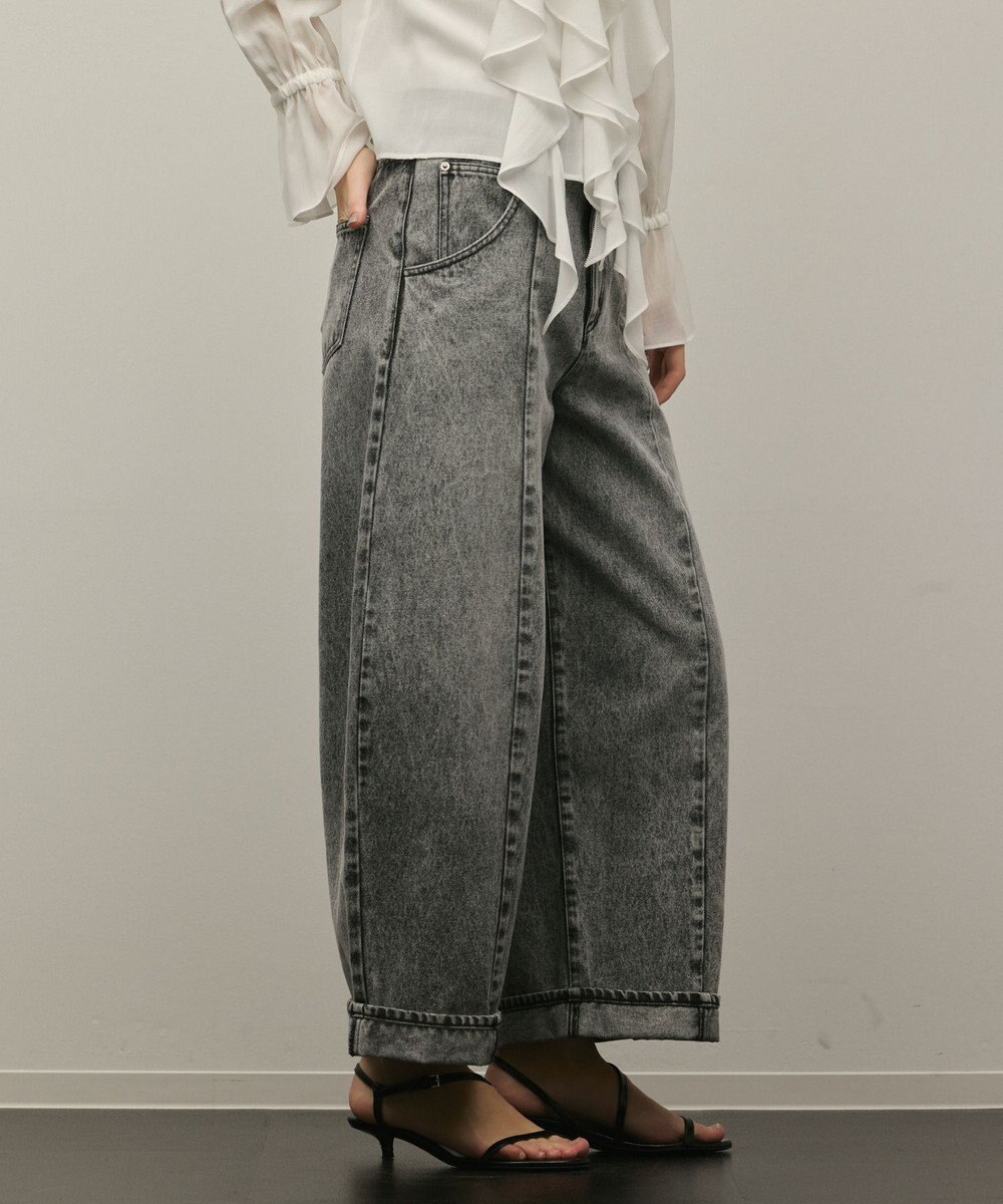 GRACE CONTINENTAL クロップトバレルパンツ 