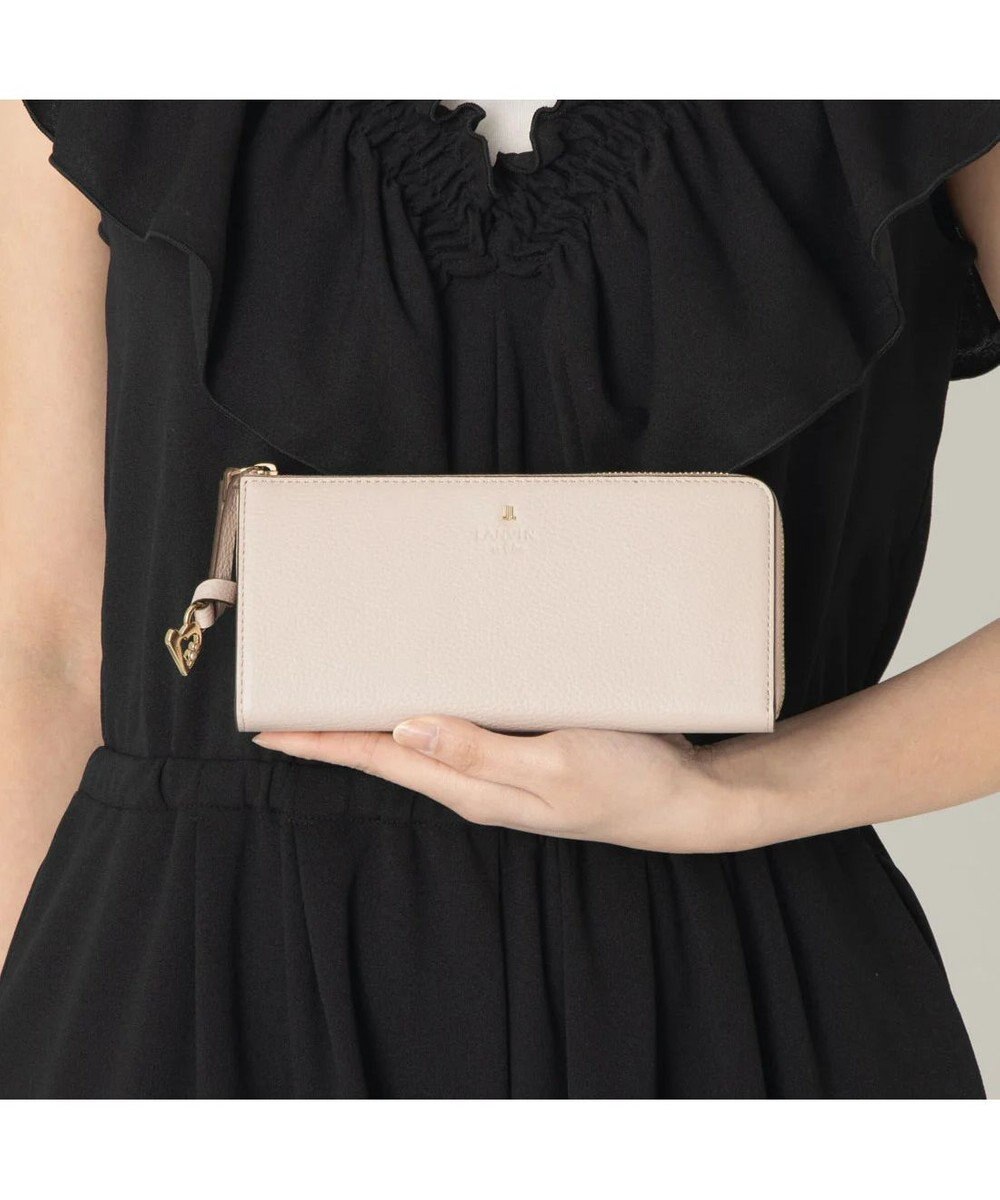 LANVIN en Bleu カルノ Lファスナー長財布 