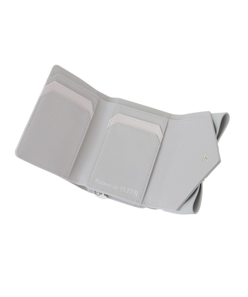 Maison de FLEUR ベルトリボンミニウォレット 