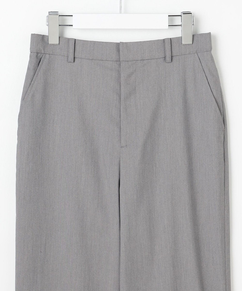 J.PRESS LADIES L SOFTシャンブレー テーパード パンツ 