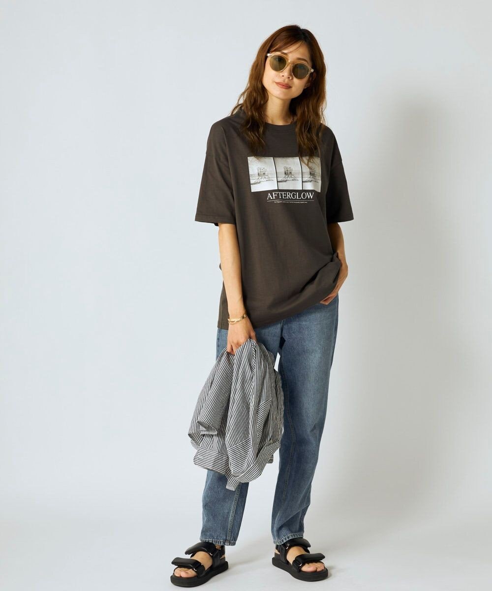 OP／FILA 【Ocean Pacific】フォトプリントTシャツ 