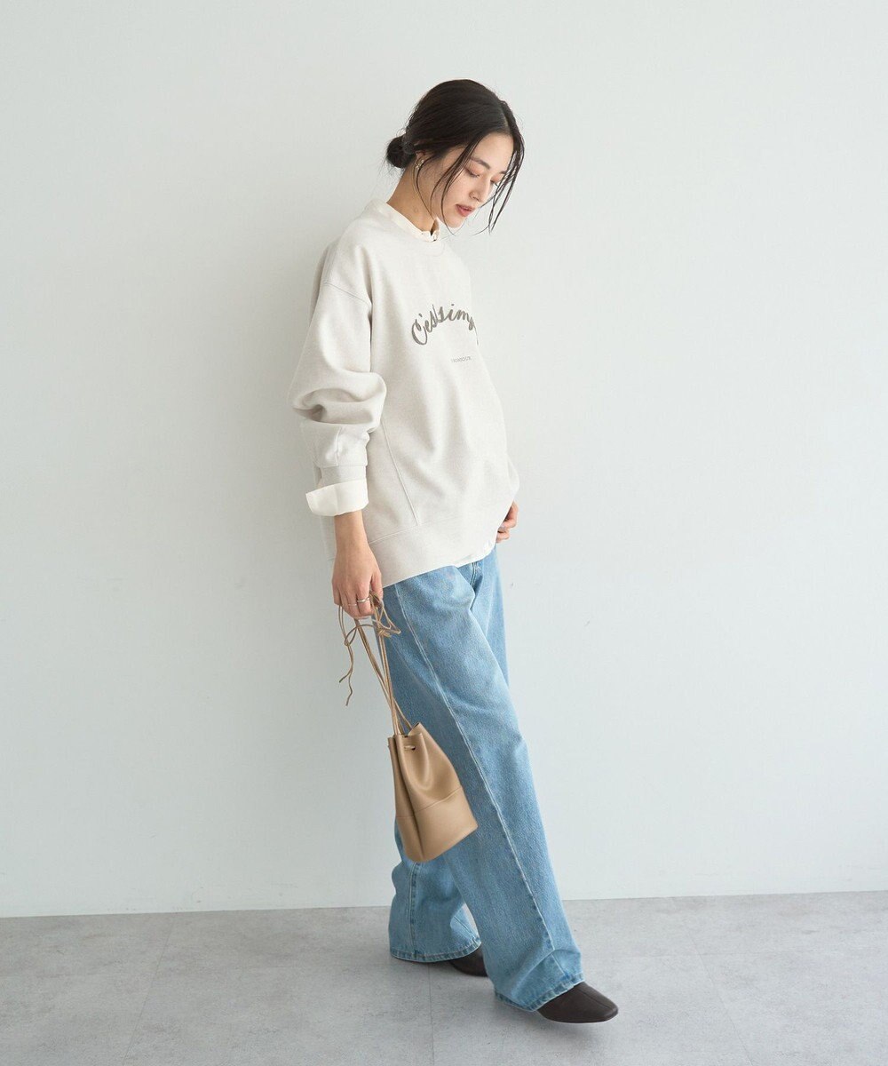 YECCA VECCA 起毛ロゴプルオーバー 