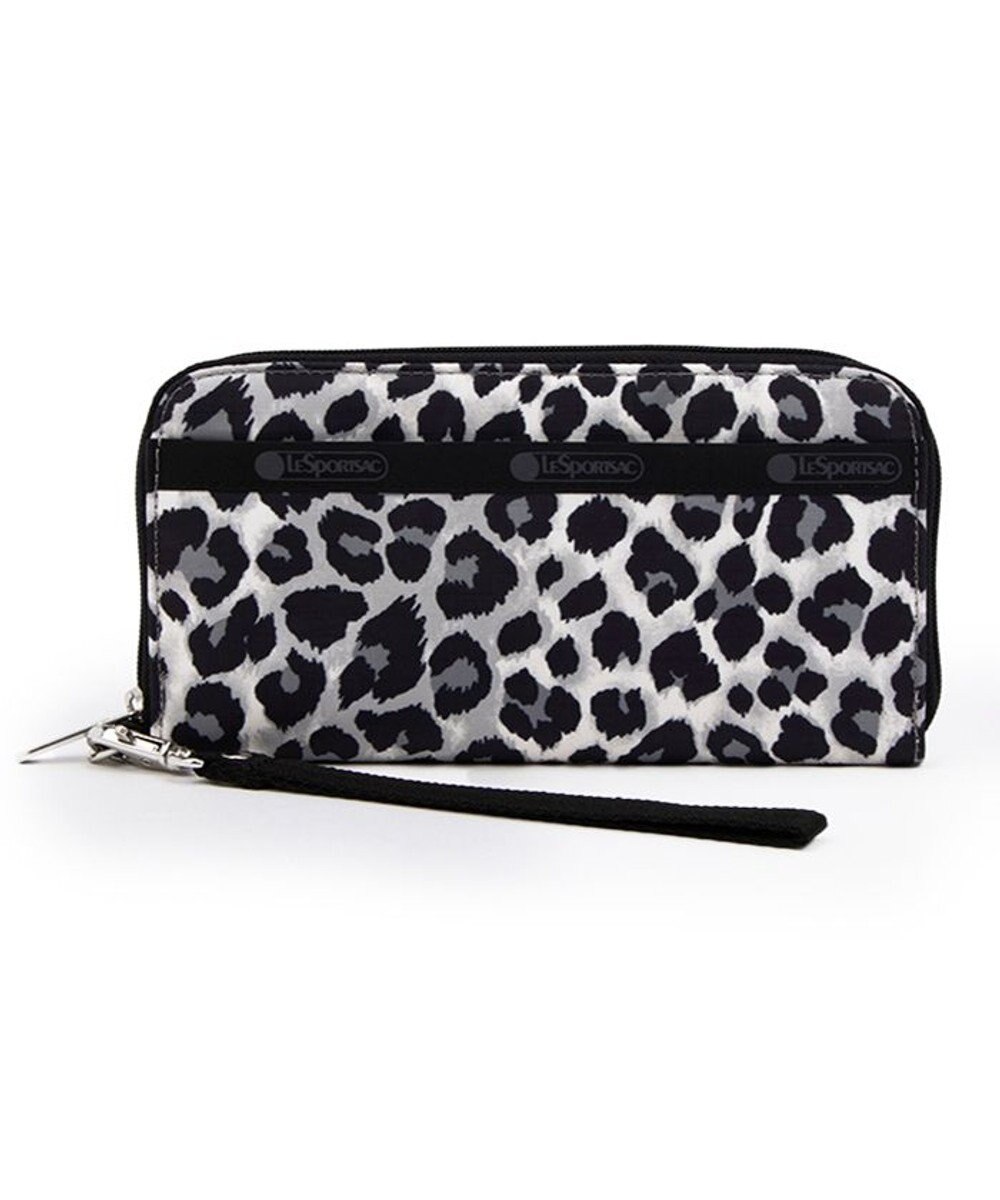 LeSportsac TECH WALLET WRISTLET/ニュートラルレオパード 