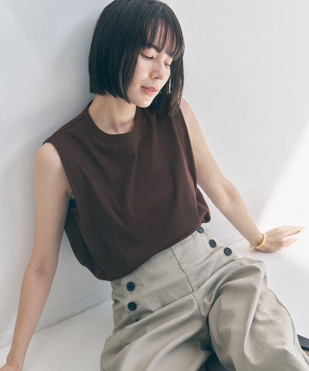 UNFILO ドライタッチフライス ノースリーブ Tシャツ 