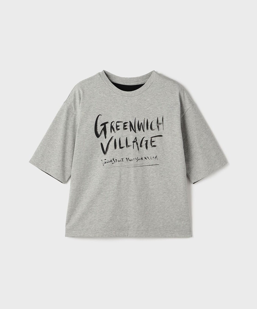 GRACE CONTINENTAL レイヤードロゴＴシャツ 