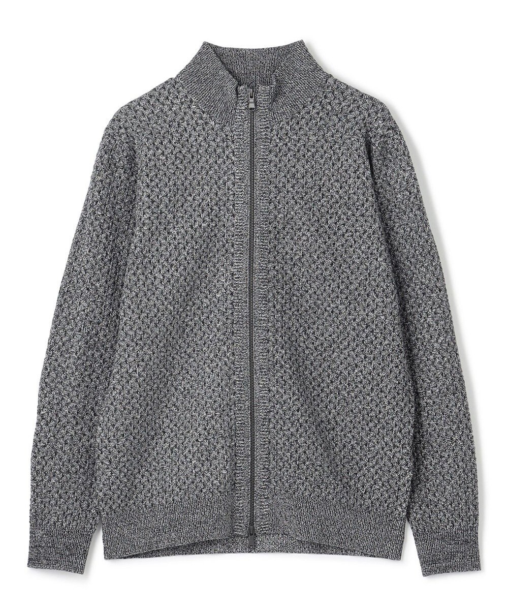 JOSEPH HOMME 【イージーケア】 ヴィスコースリンクス　ジップアップカーディガン 