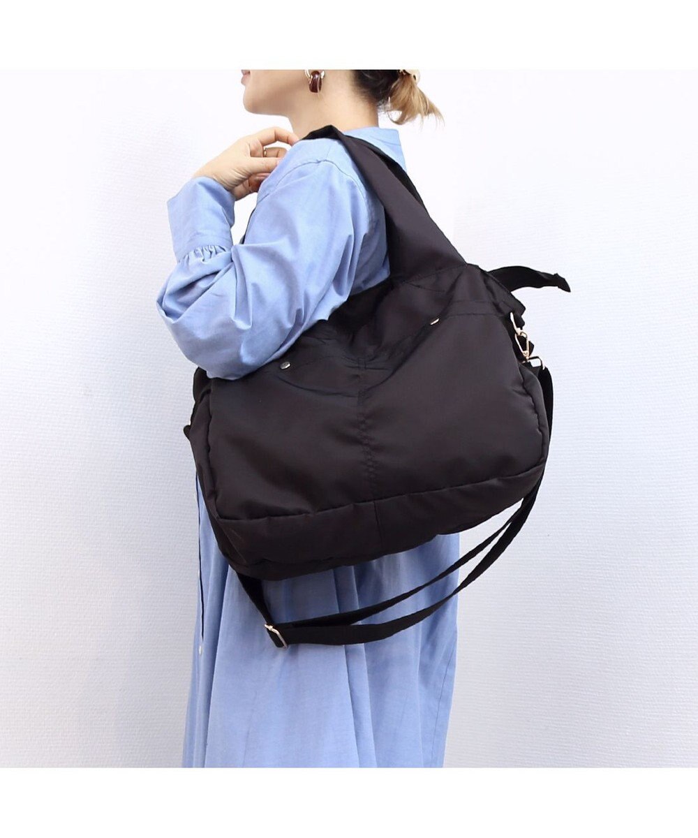 UNBILLION カシュカシュ cachecache / ナイロンタウン2wayボストンバッグ 