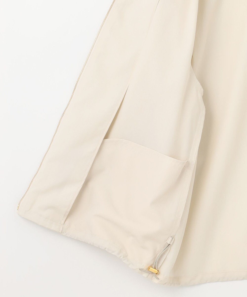 J.PRESS LADIES L 【洗える】80/1スパンタイプライター ノーカラー ブルゾン 