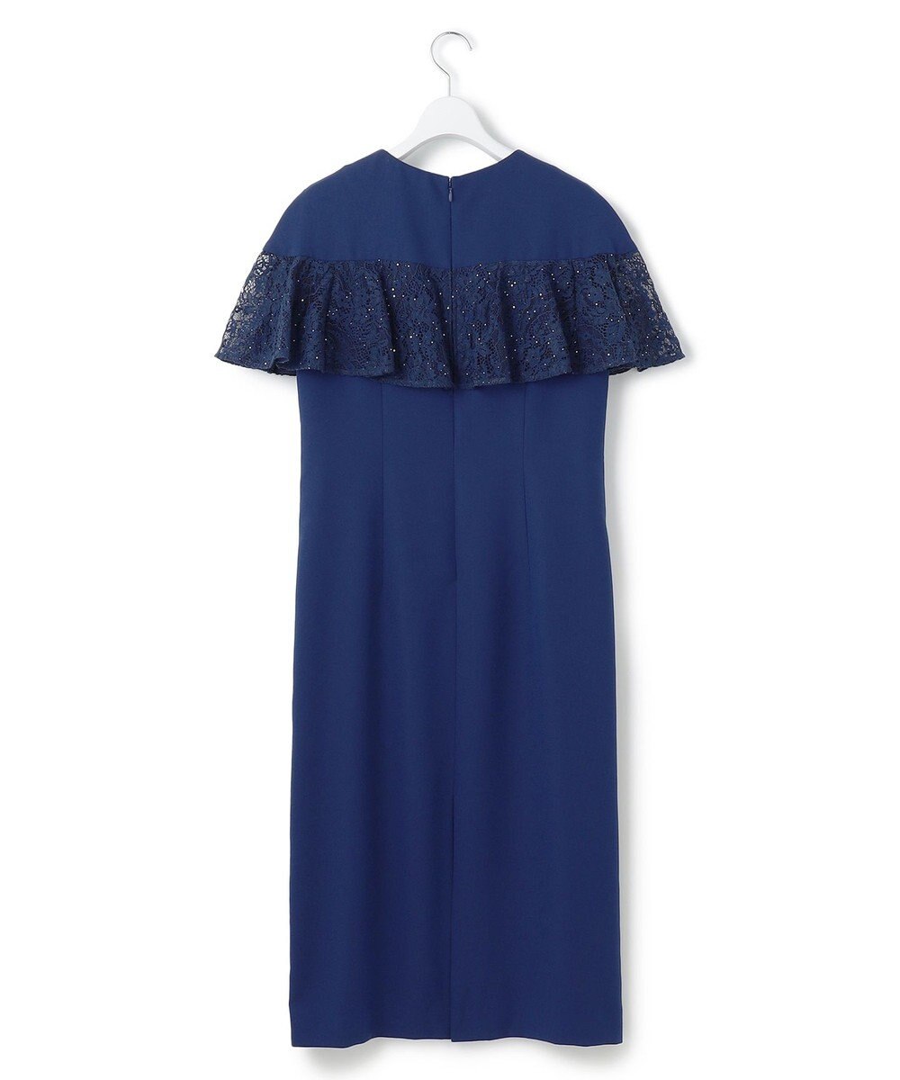 23区 【APPLAUDIR】スパンコールレース フリルコンビドレス 