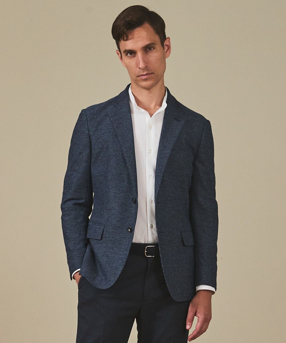 GOTAIRIKU カーディガンジャケット秋冬版【洗える/シワになりにくい/ストレッチ】リンクス BIZ ジャケット 