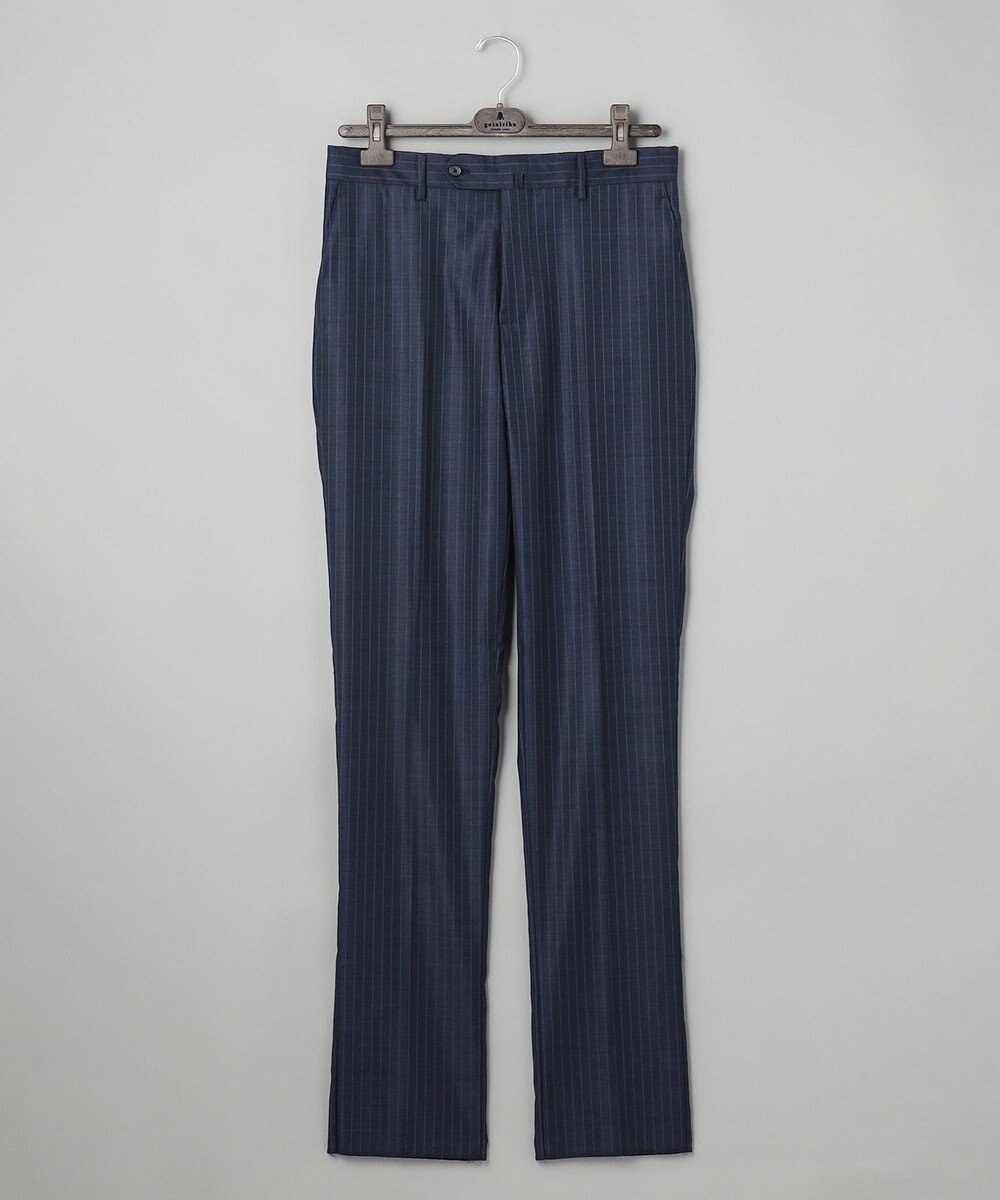 GOTAIRIKU 【Loro Piana Fabric】365 通年 3ピーススーツ(ネイビーストライプ) 