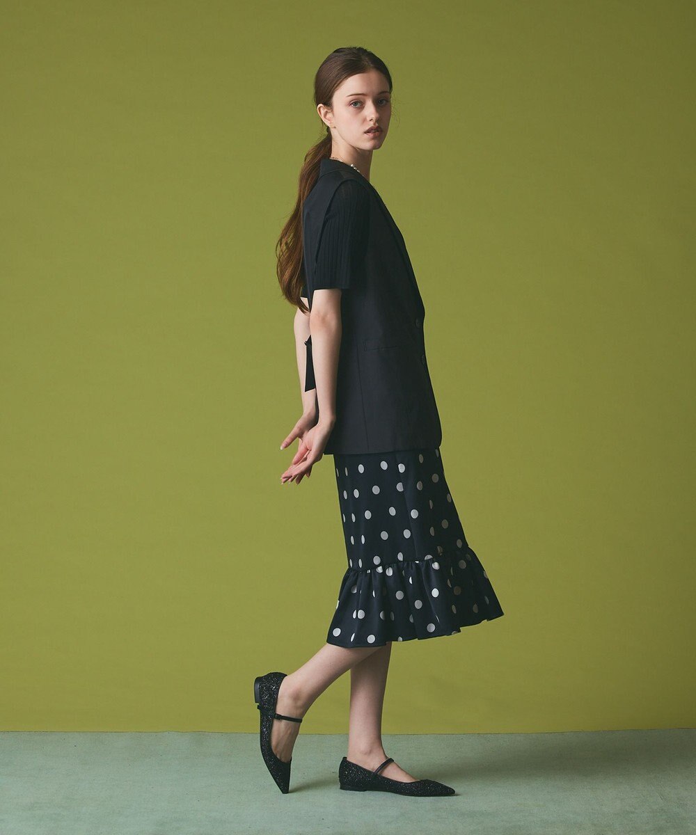 GRACE CONTINENTAL シルクツイルジレ 