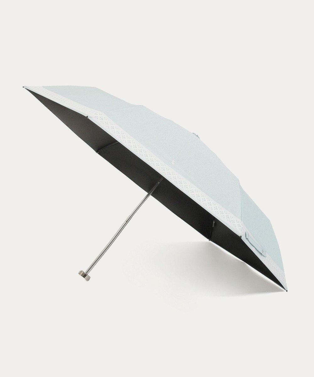 MOONBAT 【WEB限定/ 遮光率100％/遮熱/UV】POLO RALPH LAUREN（ポロ ラルフローレン）晴雨兼用日傘 ワンポイント ポロポニー レース 折りたたみ傘 