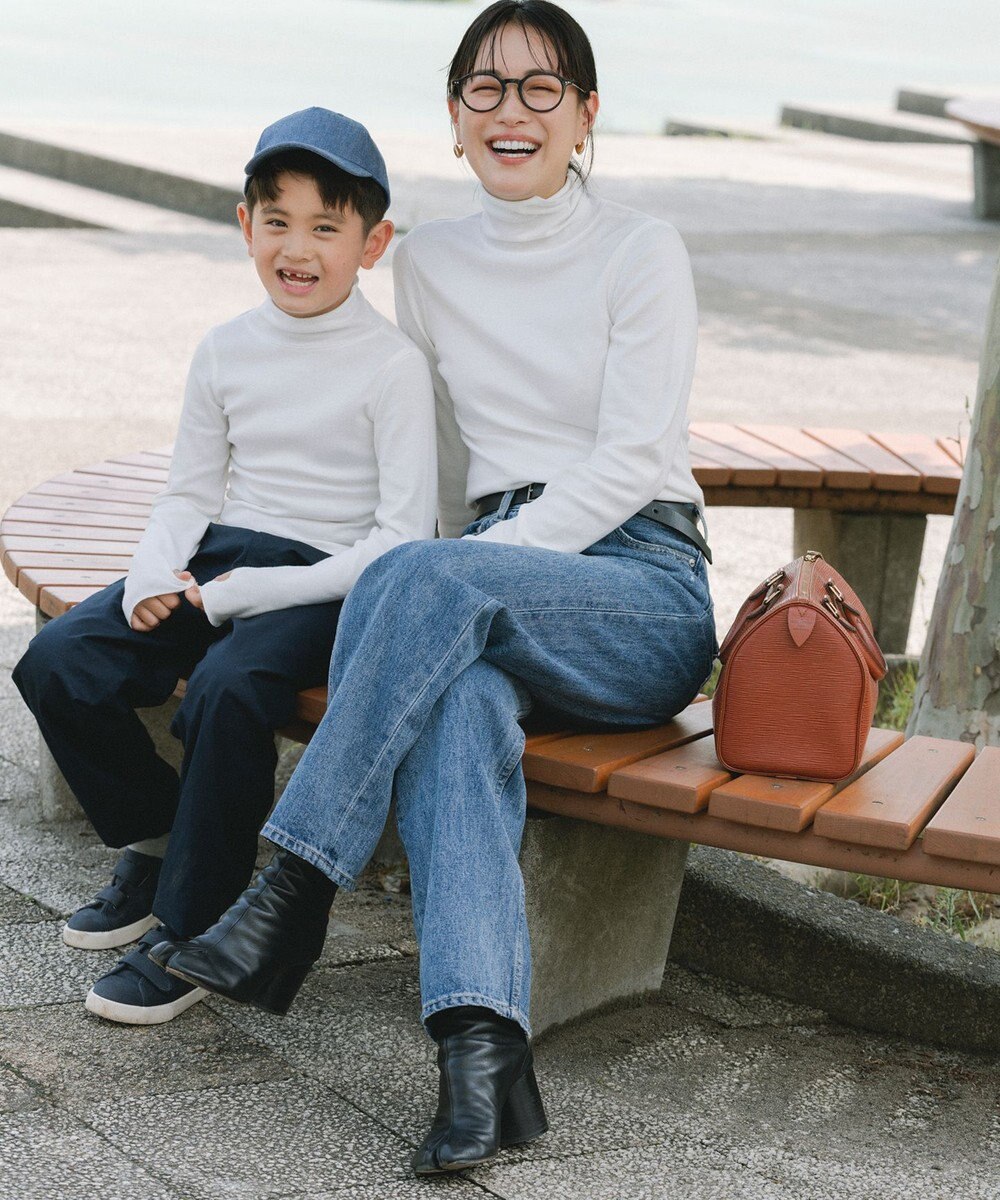 #Newans 【KIDS】【ANSWER for 男の子ママ】リラクシータートルネックカットソー 