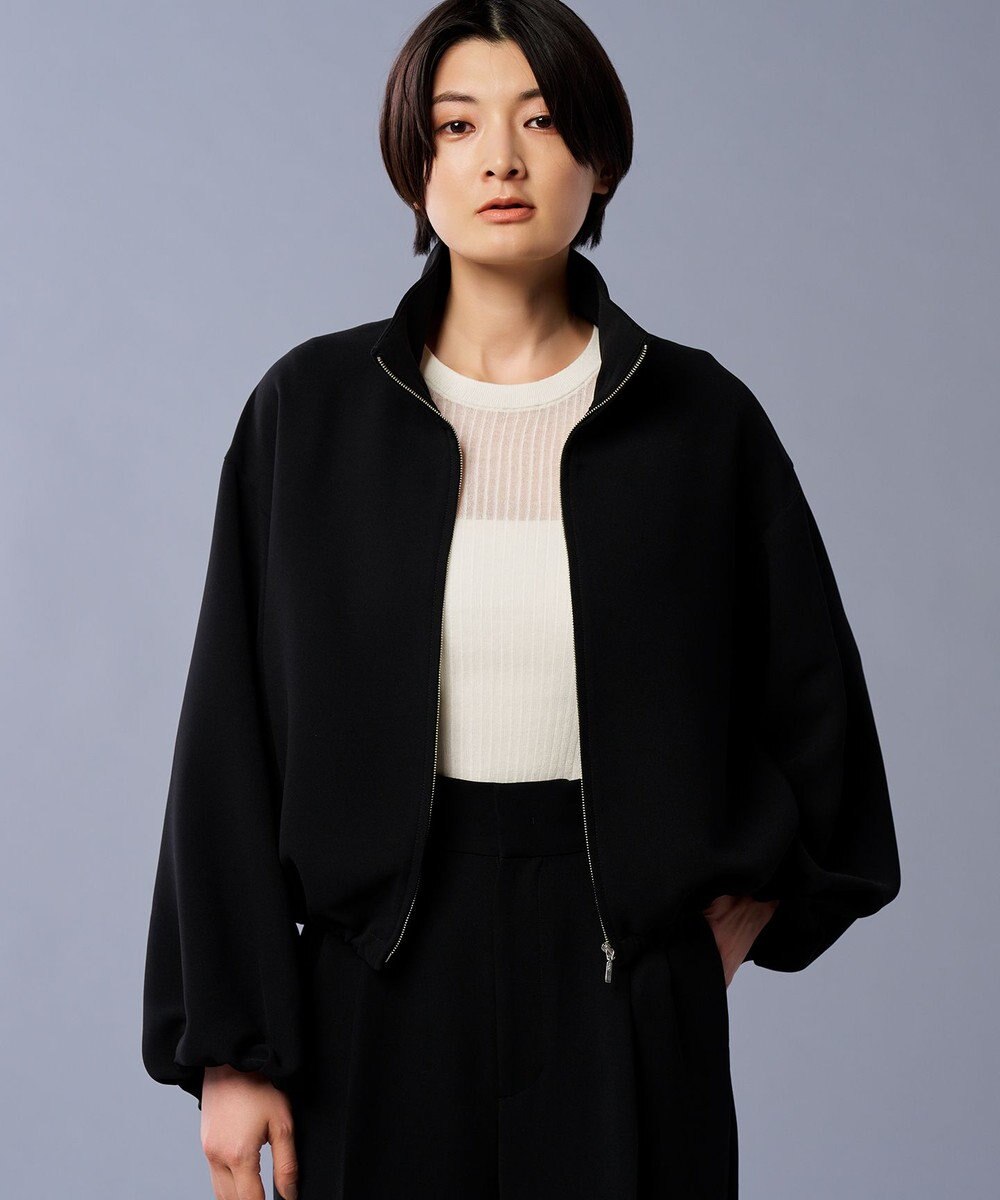 uncrave 【防シワ・洗濯機洗い可】ウォッシャブルダブルクロス トラックジャケット（uncrave STANDARD） 