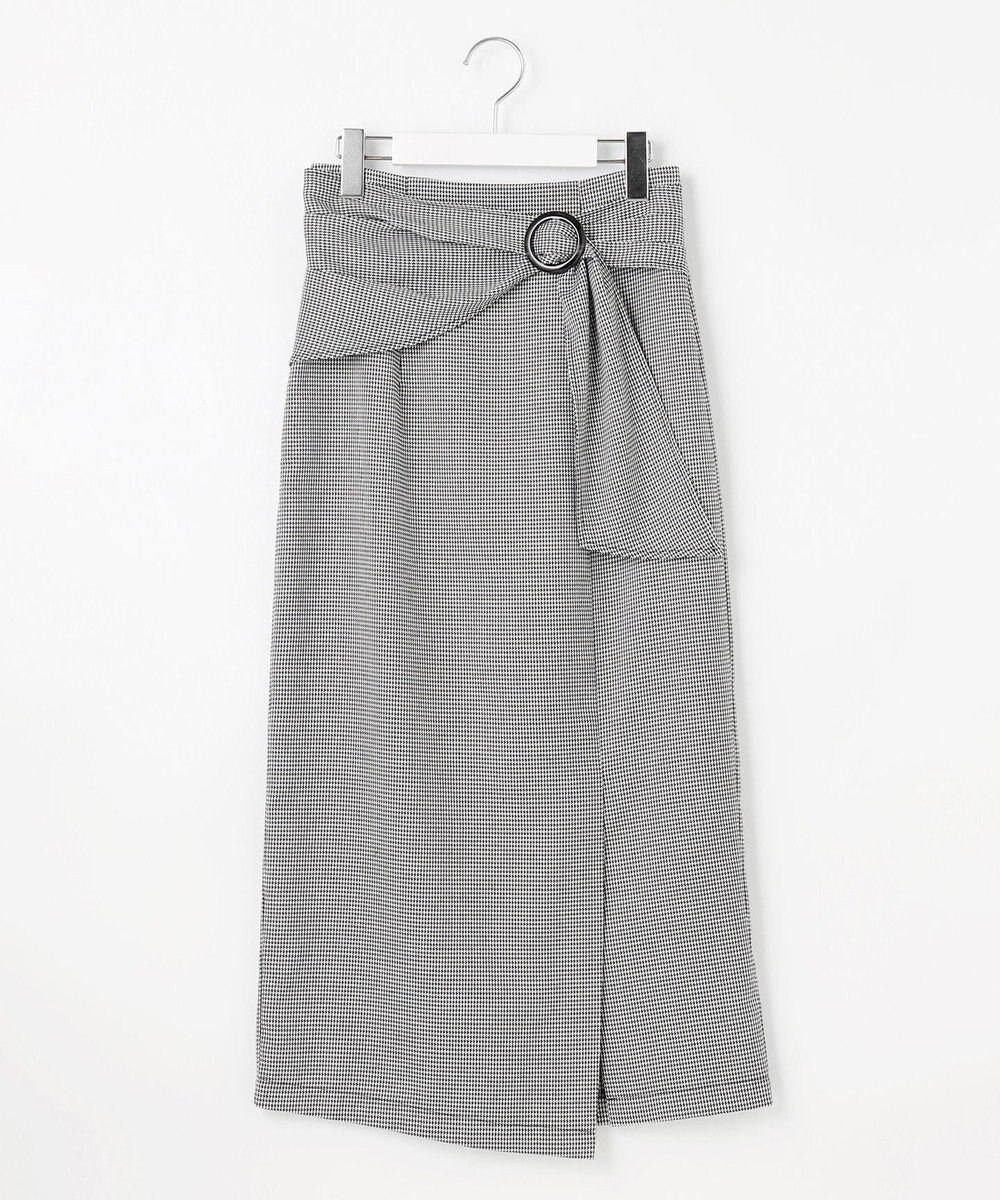 Feroux 【洗える】バックルデザイン タイトスカート 