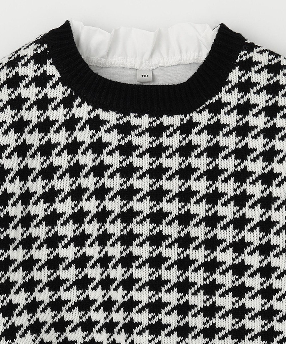 ANY KIDS ニットベストレイヤードチュニック 