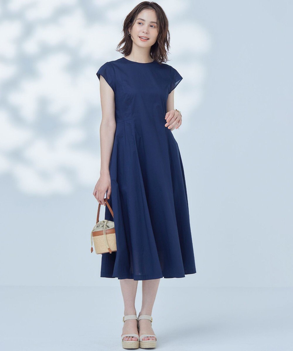 組曲 コットンローン フレアワンピース 