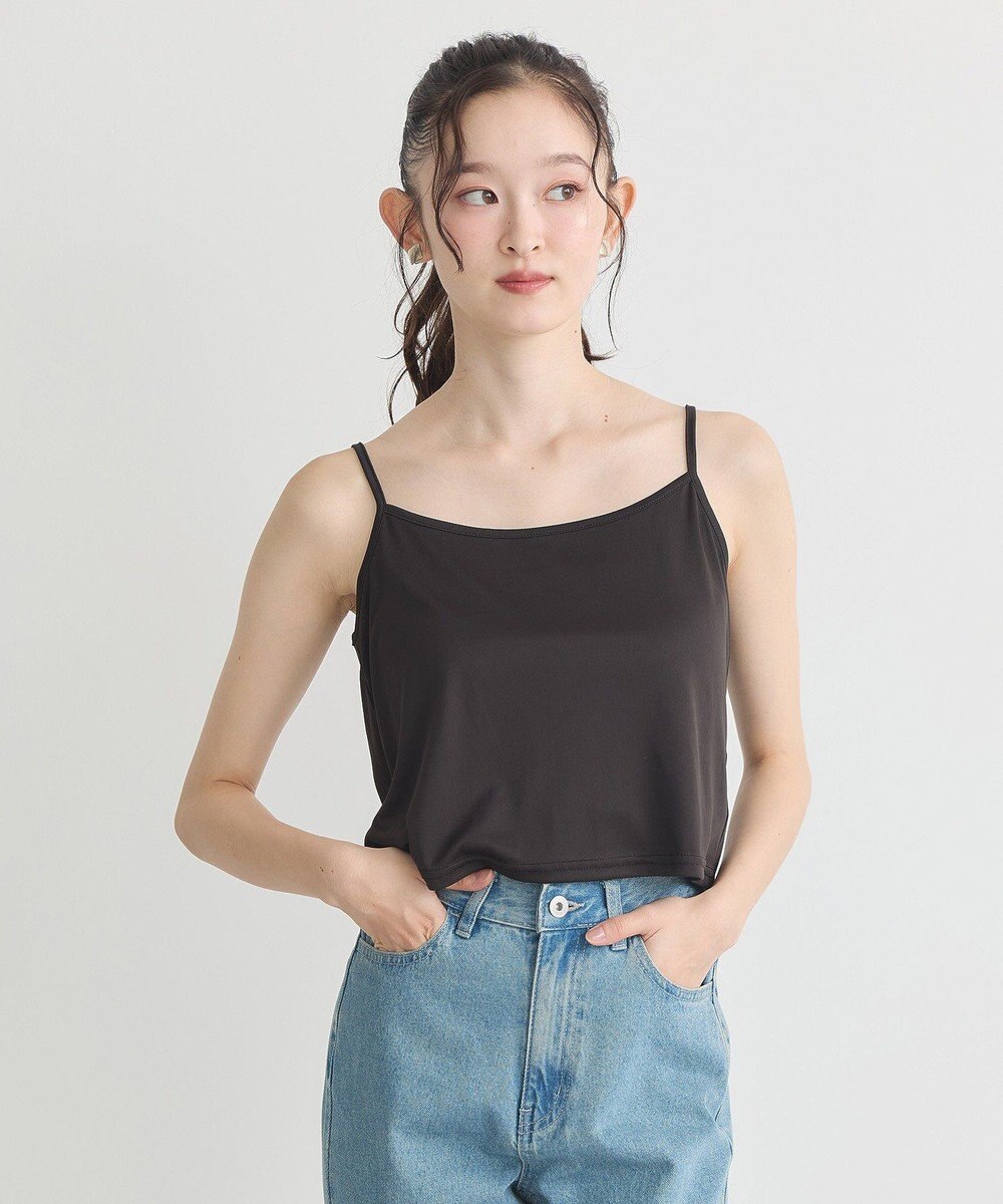 earth music&ecology ＳＥＴ２点ラッフルレースブラウス＋キャミソール 