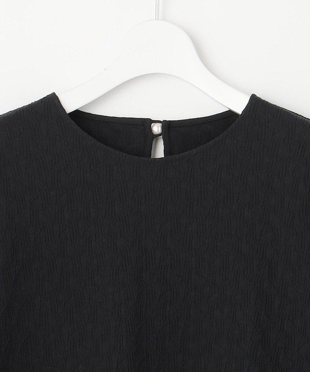 UNFILO 【洗える/シワになりにくい】フクレジャガードブラウス 