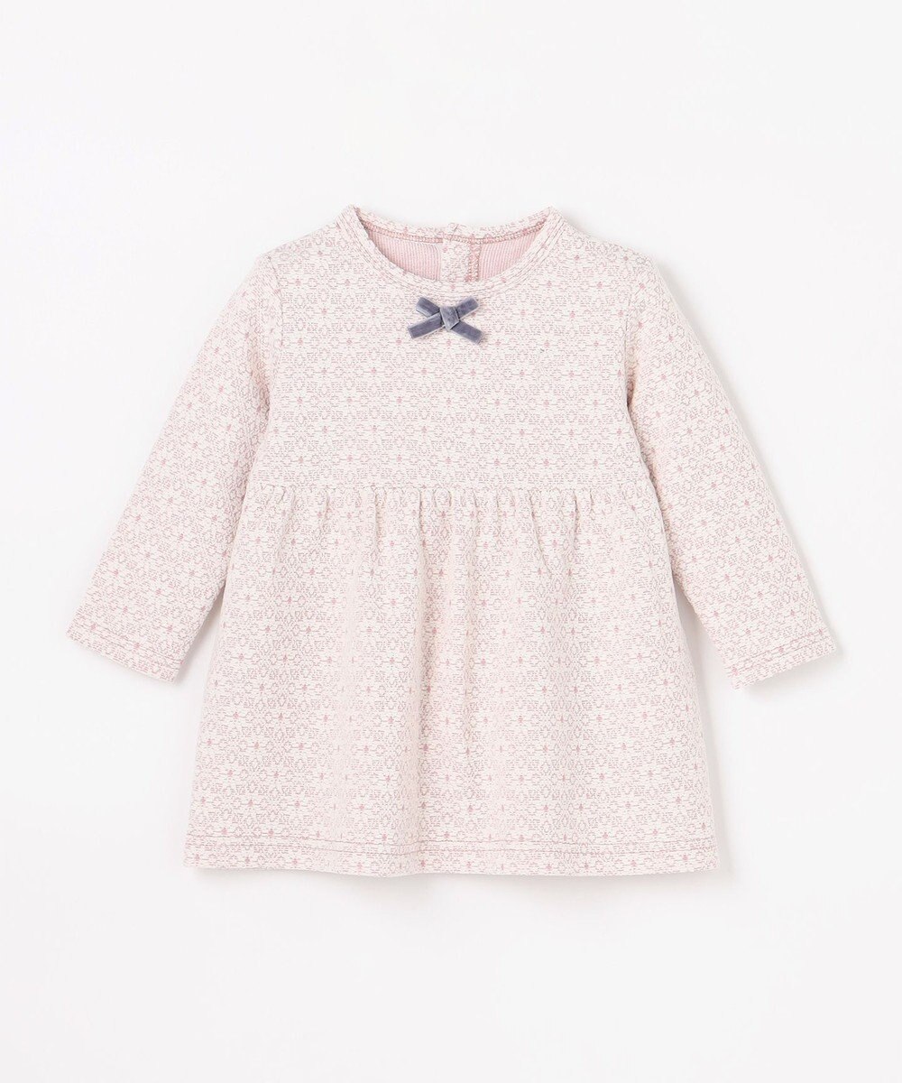 組曲 KIDS 【80-90㎝】 フロストフラワージャガード セットアップ 