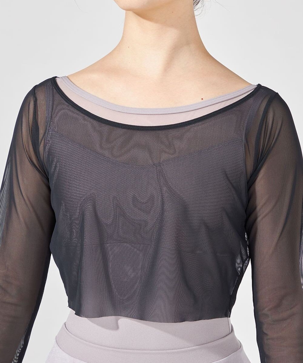 Chacott チュールショートトップ 