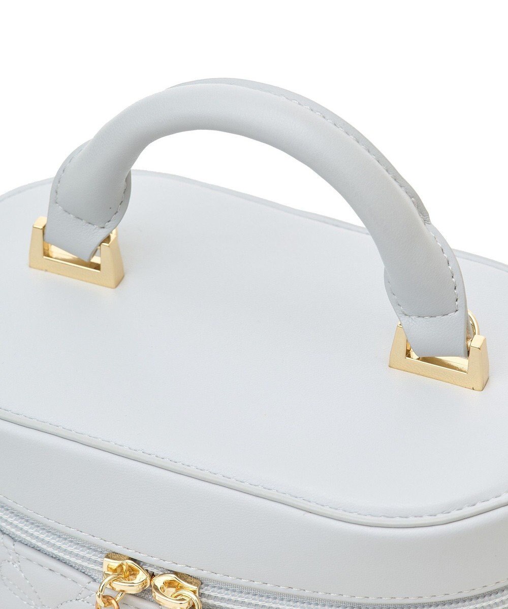 Maison de FLEUR EC限定リボンキルティングキューブバッグ 