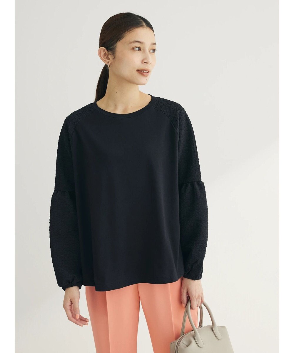 Green Parks 袖ポコポコドッキングカットプルオーバー 