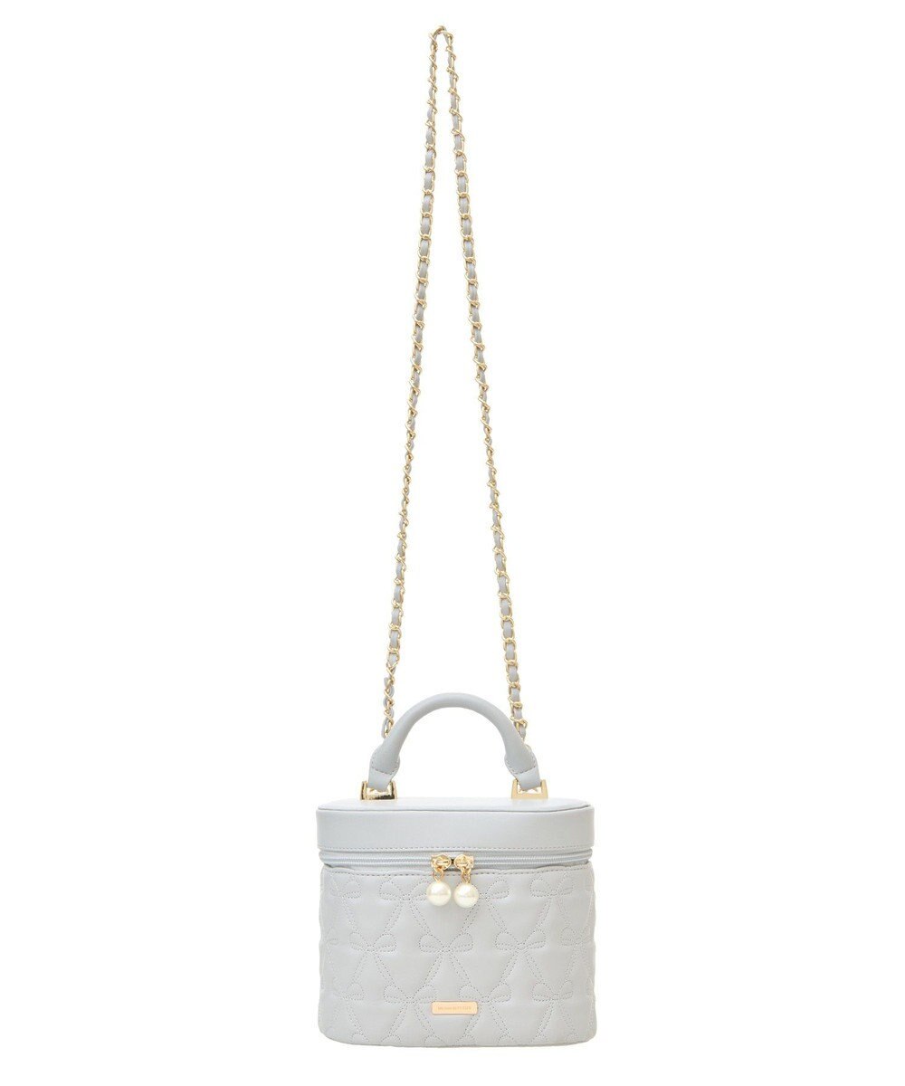 Maison de FLEUR EC限定リボンキルティングキューブバッグ 