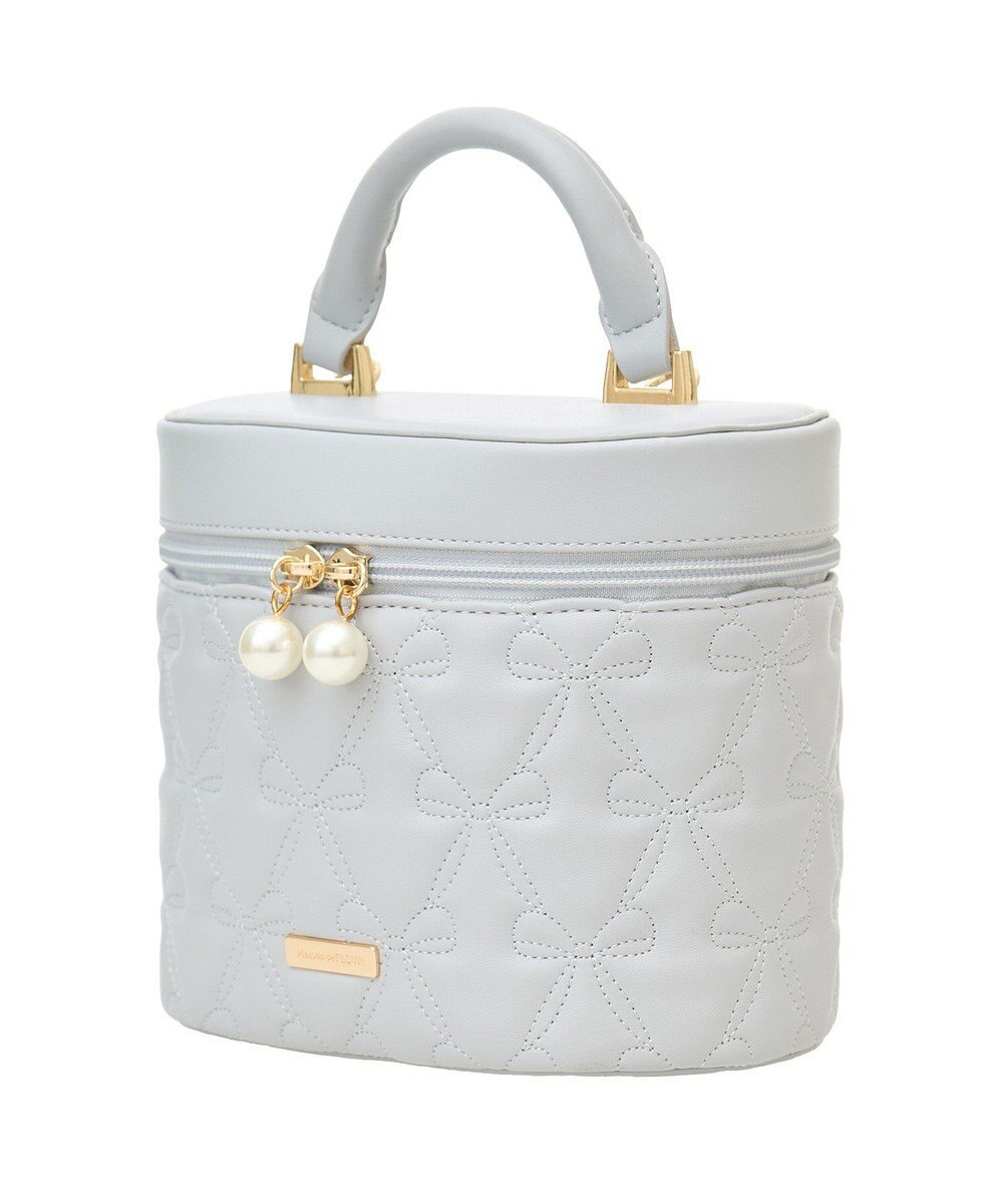 Maison de FLEUR EC限定リボンキルティングキューブバッグ 