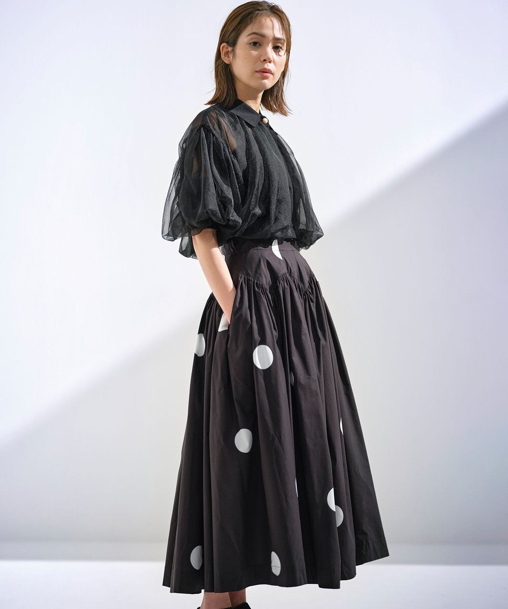 組曲 L 【組曲×setsuko sagittaire】カーヴィフレアスカート 