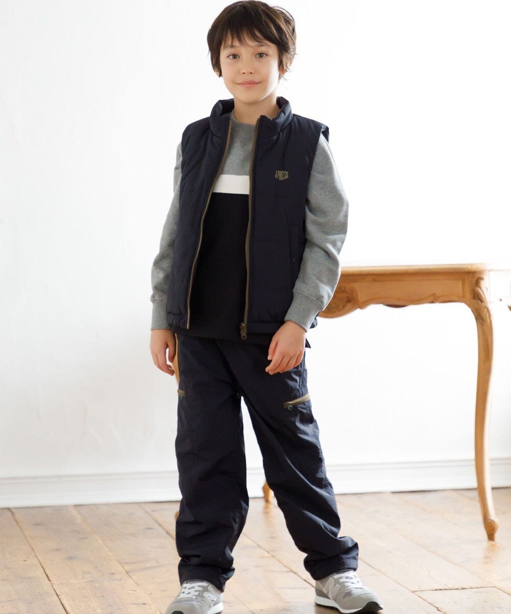 J.PRESS KIDS 【100-130cm】ブル刺繍 ブロッキングトレーナー 