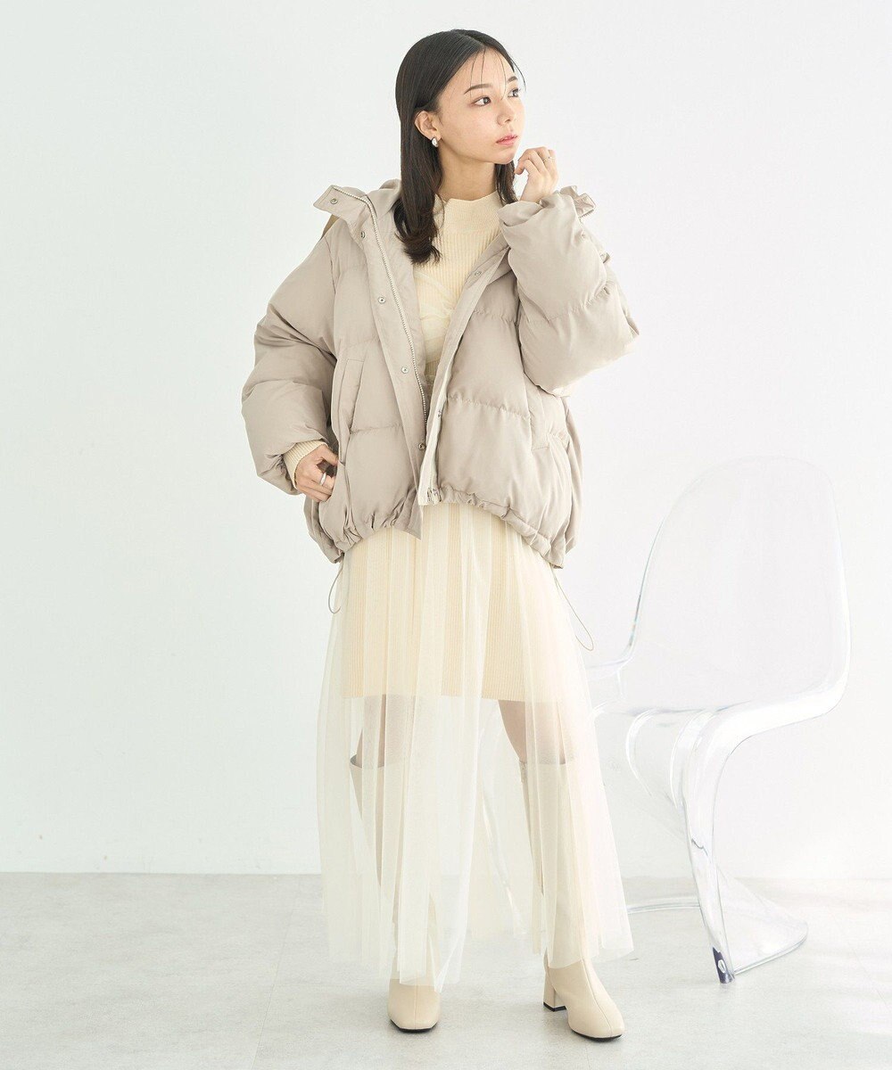 earth music&ecology ニットミニワンピース 