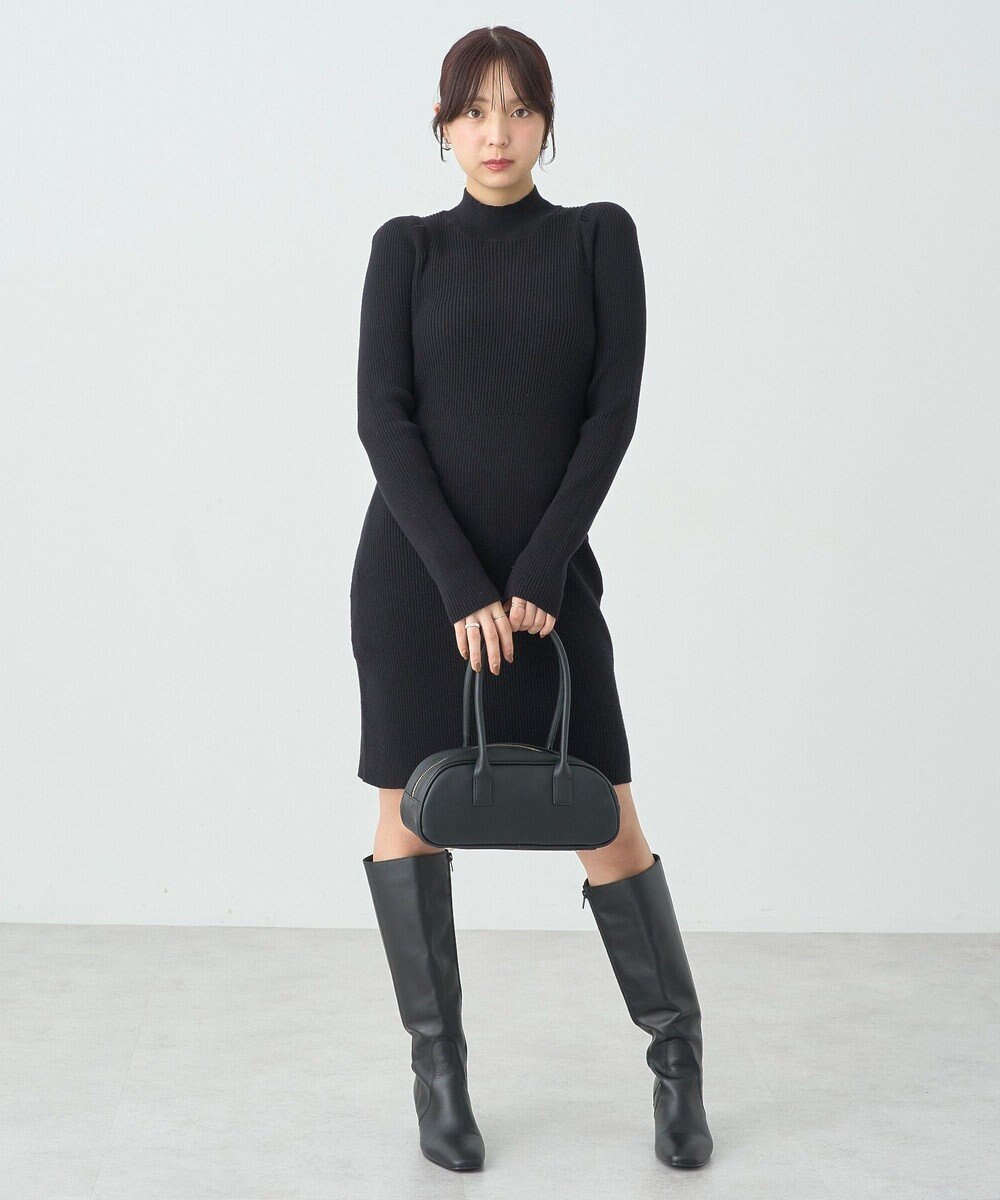 earth music&ecology ニットミニワンピース 