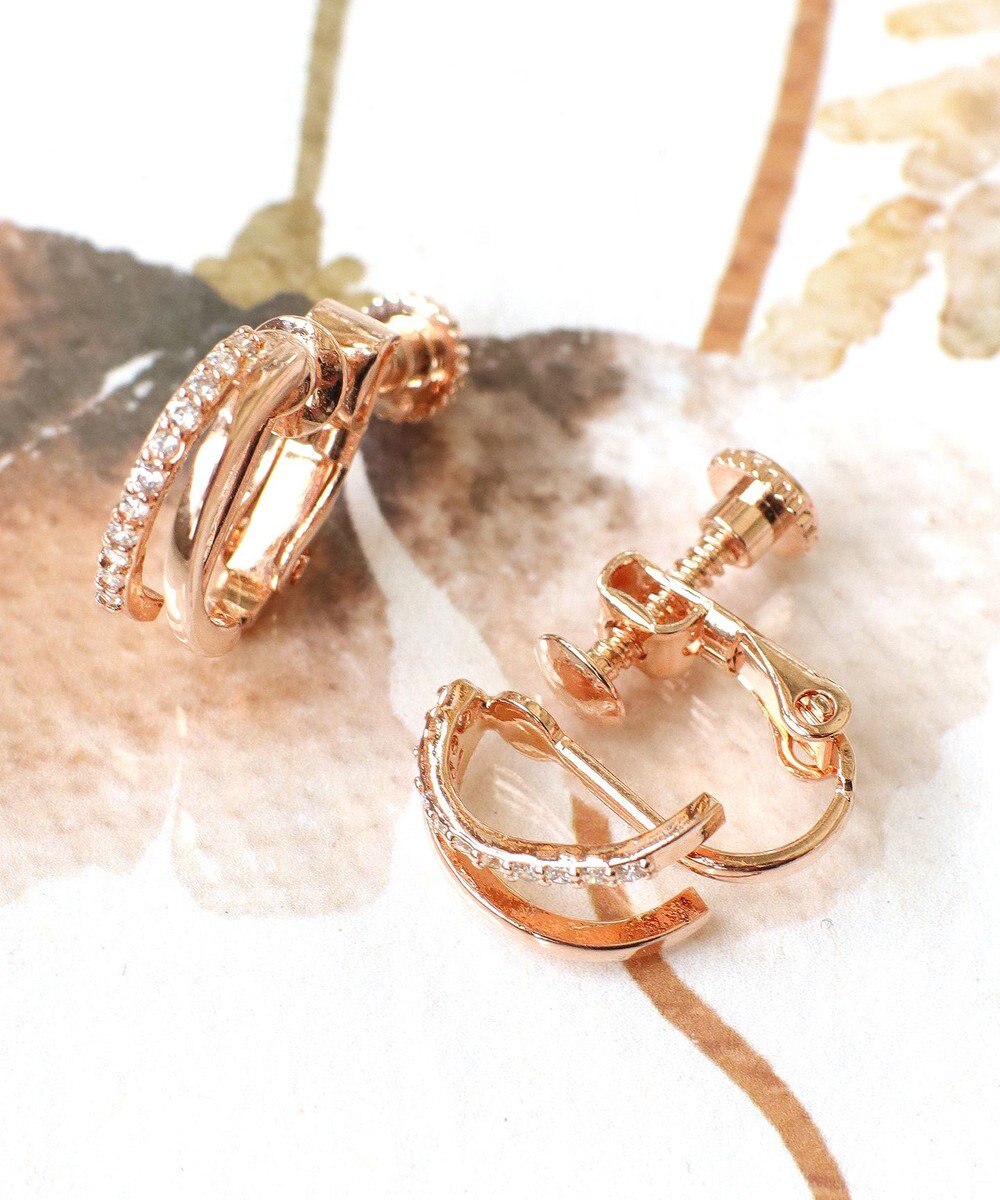 Tiaclasse ツーラインイヤリング 