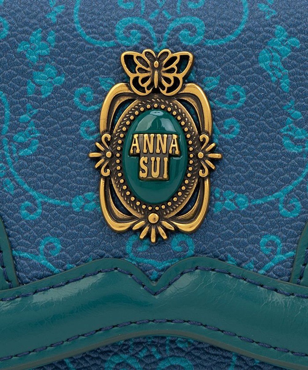 ANNA SUI リーブル 口金二つ折り財布 