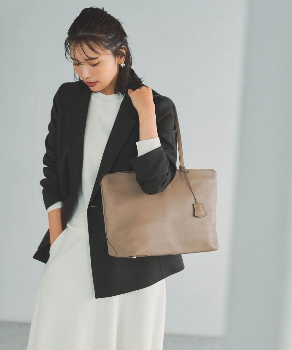 TOPKAPI 【TREASURE TOPKAPI】フロントステッチ　レザーA4トートバッグ 