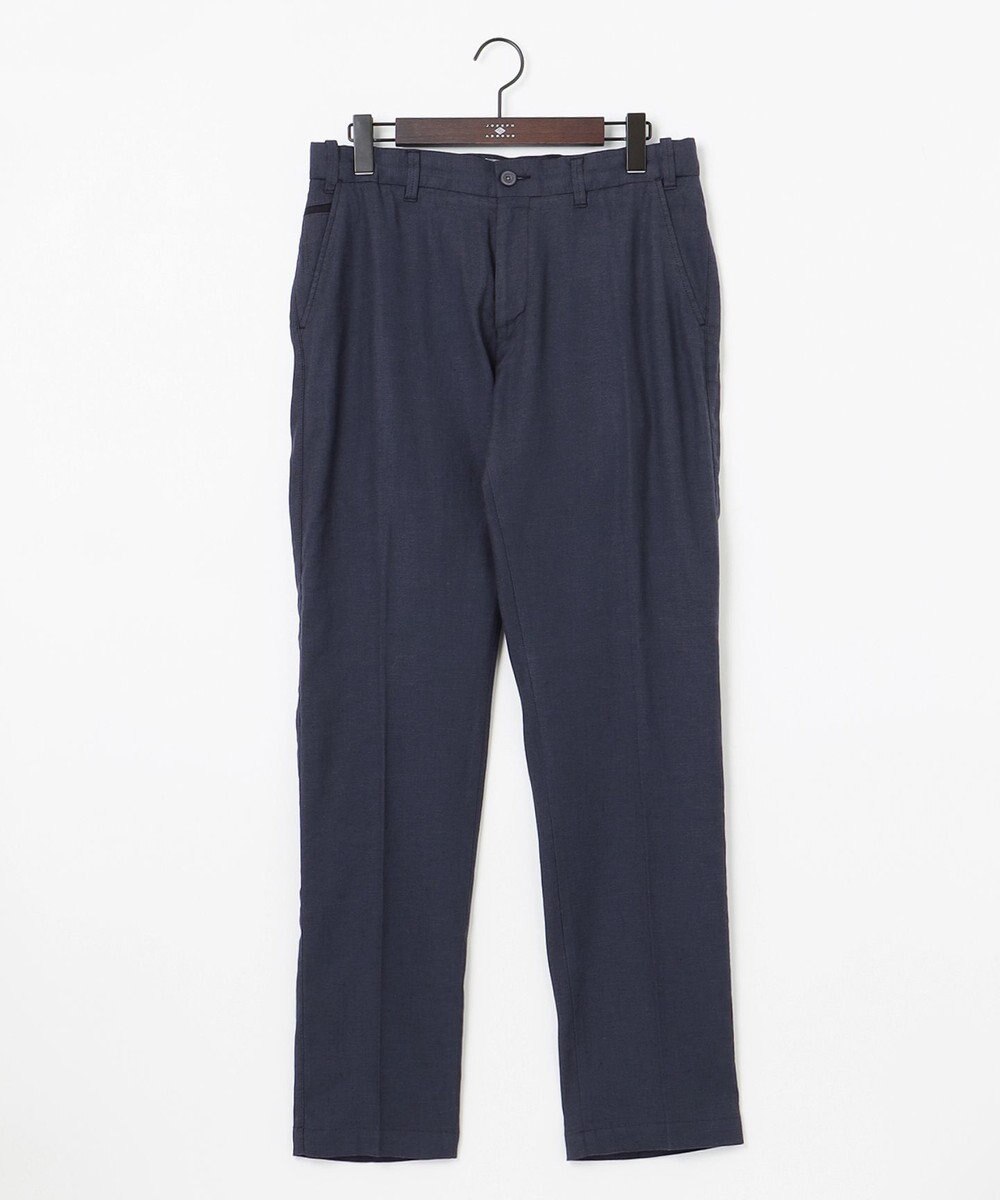 JOSEPH ABBOUD 【ウエストも伸びる/ストレッチ】 リヨセルリネンムーブパンツ 