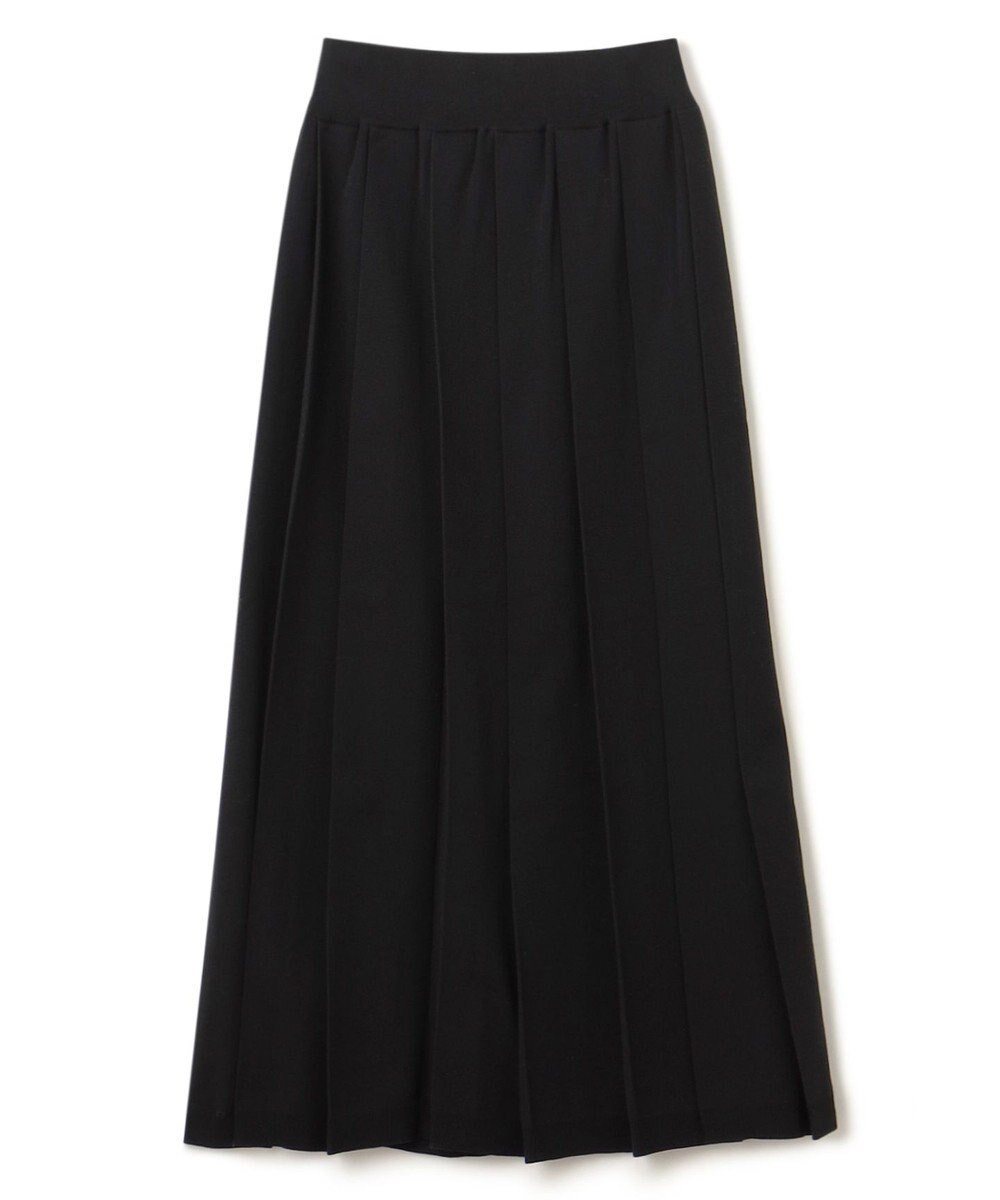 uncrave 【手洗い可】ドライタッチ ニット プリーツ スカート（uncrave WHITE） 