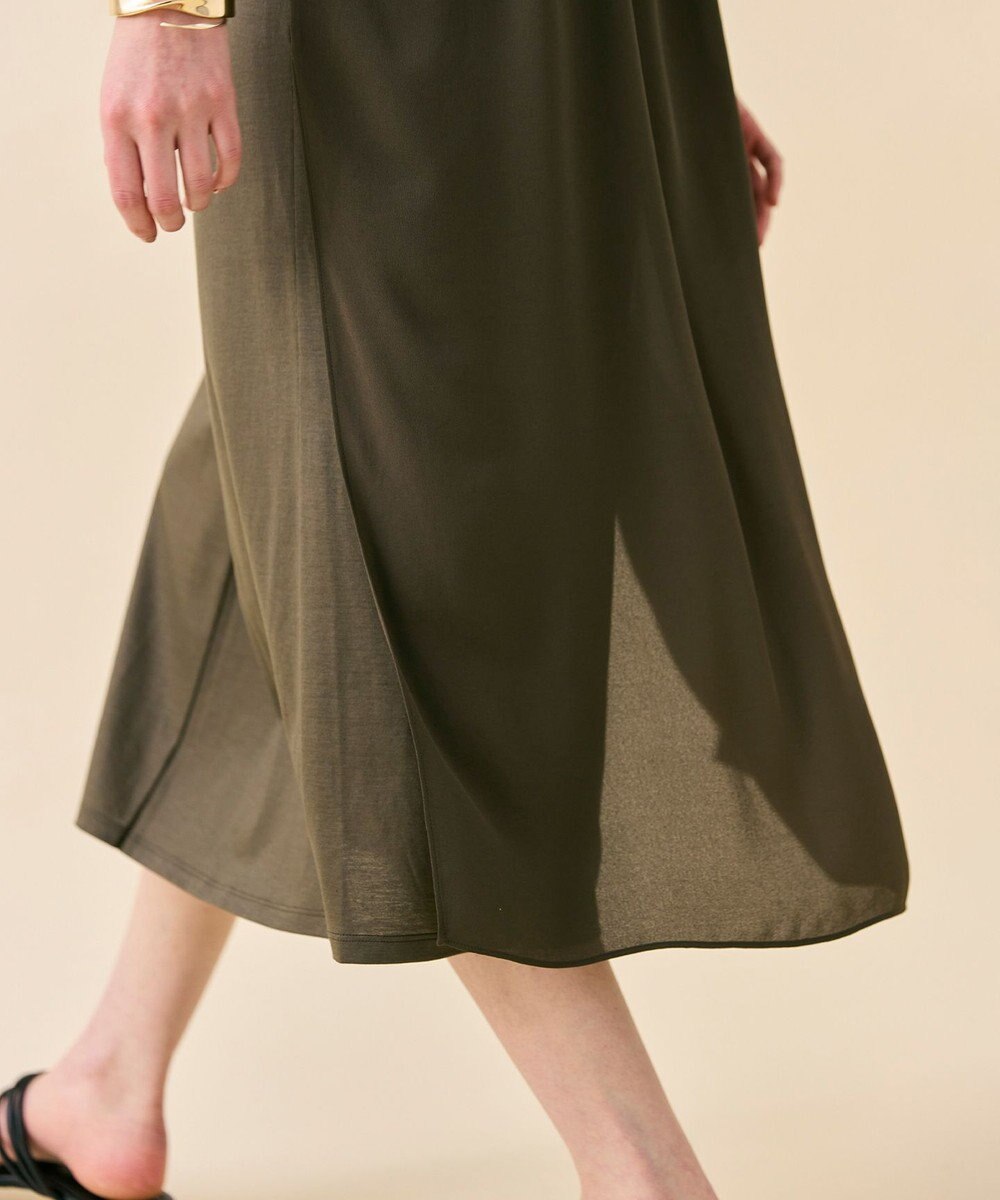 BEIGE， 【WEB限定・洗える】MELISSA / バックシフォンスキッパーロングワンピース 