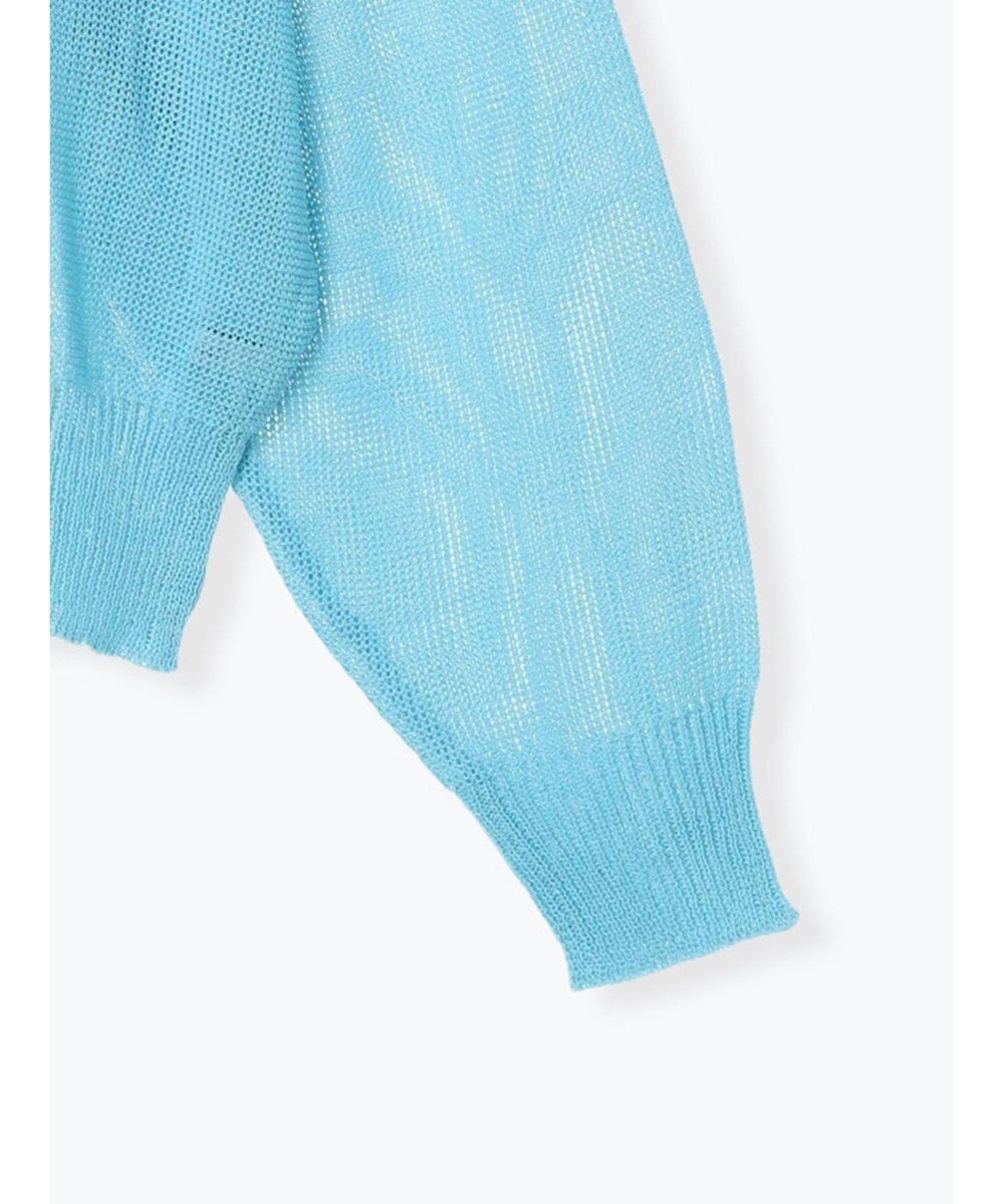 Te chichi 【WEB限定カラーあり】ペーパータッチヤーン2wayメッシュニット 