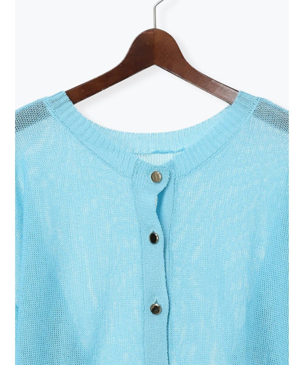 Te chichi 【WEB限定カラーあり】ペーパータッチヤーン2wayメッシュニット 