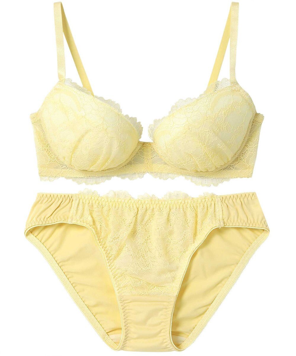 AMPHI ブラジャー ショーツセット まる胸メイク 推し活・推し事応援 Aカップあり 【ブラショーツセット】 上下セット ブラ BBJ201 アンフィ／ワコール 