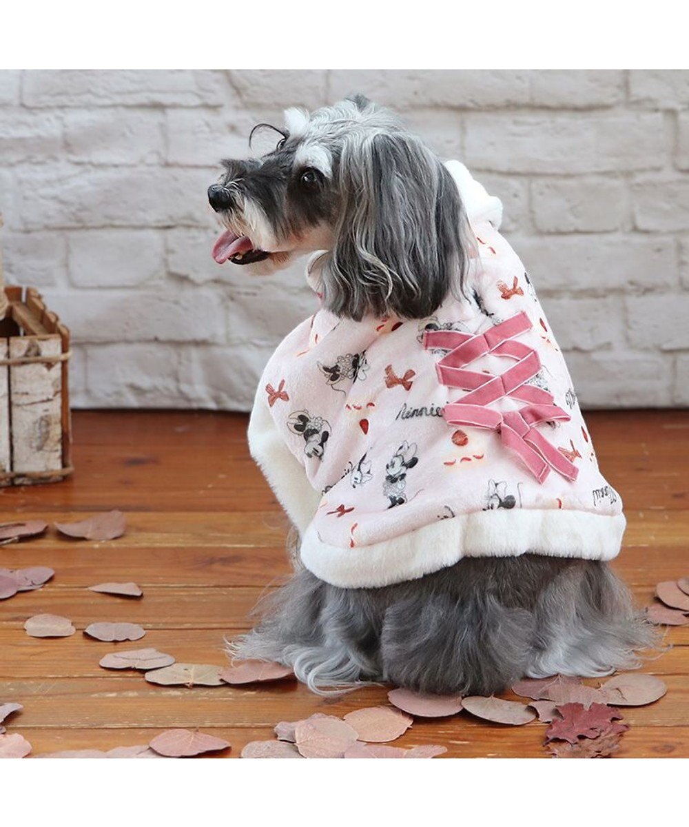 PET PARADISE ディズニー ミニー ポンチョ 《ケーキ柄》 小型犬 