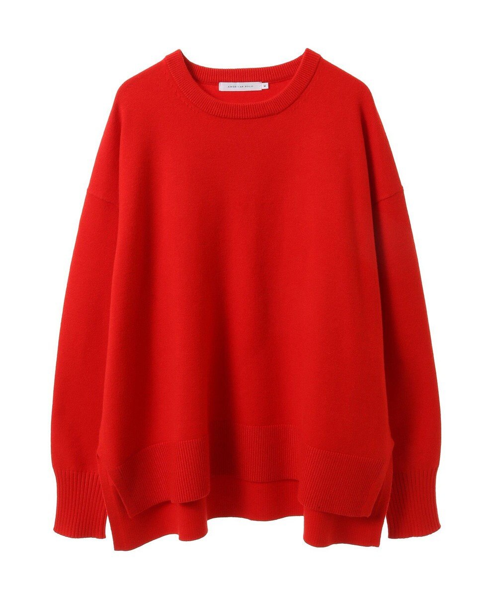 AMERICAN HOLIC バイパチサイドスリットニットプルオーバー 