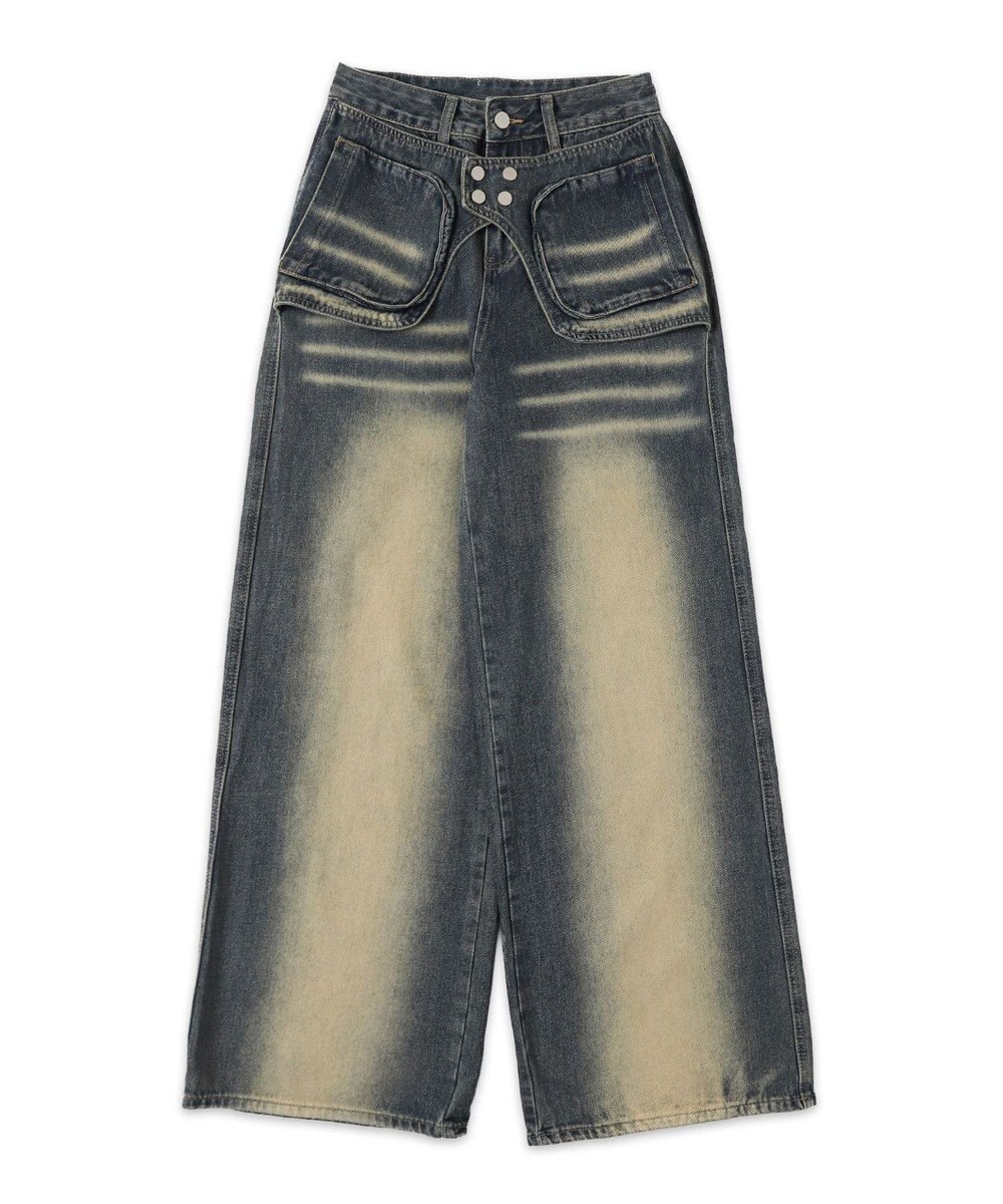 WEGO ラップブラストフレアデニム 