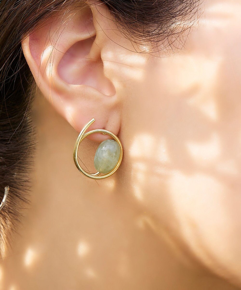 Tiaclasse カラーアクリル＋フープピアス 