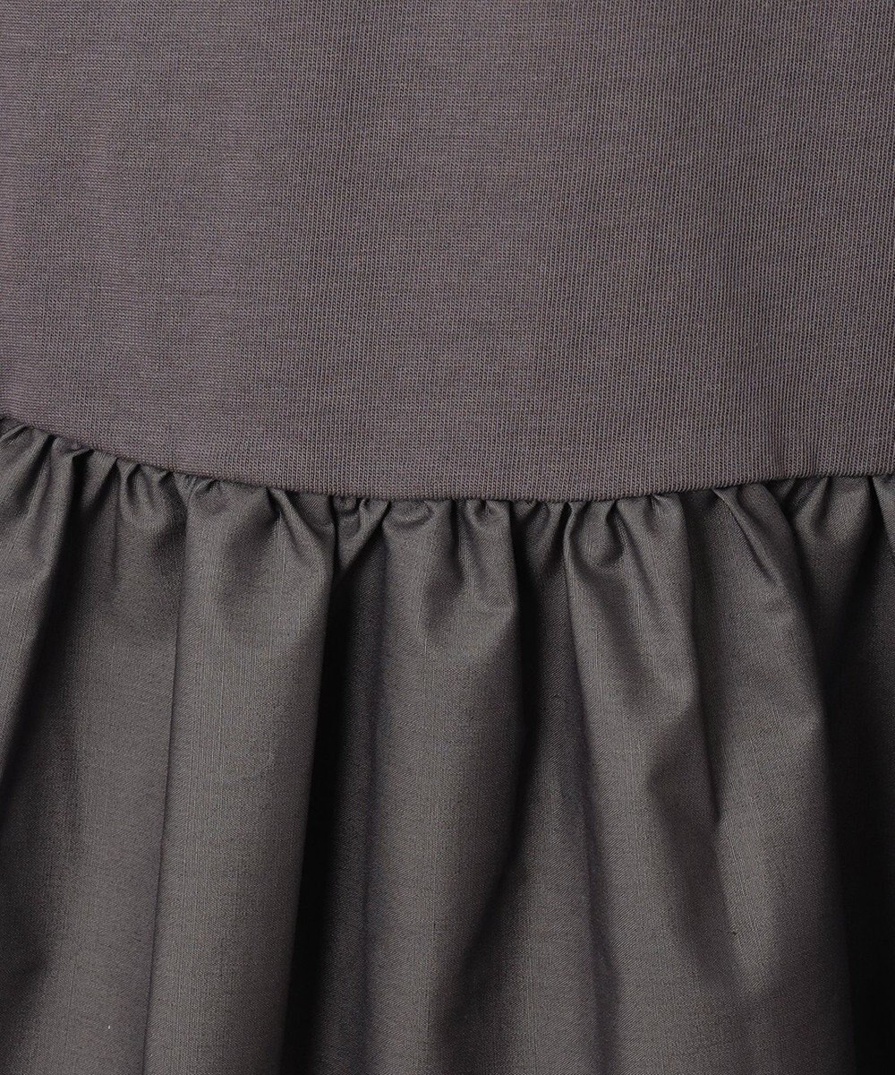 ANY L 【洗濯機可能】ペプラム チュニック丈トップス 