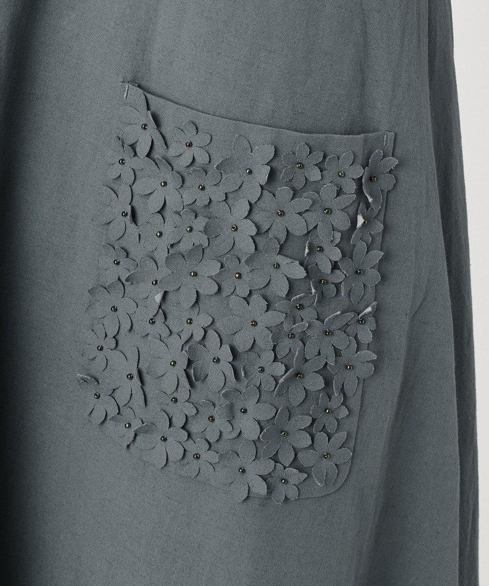 23区 S 【R(アール)】コットンリネン ポケットデザイン ワンピース 