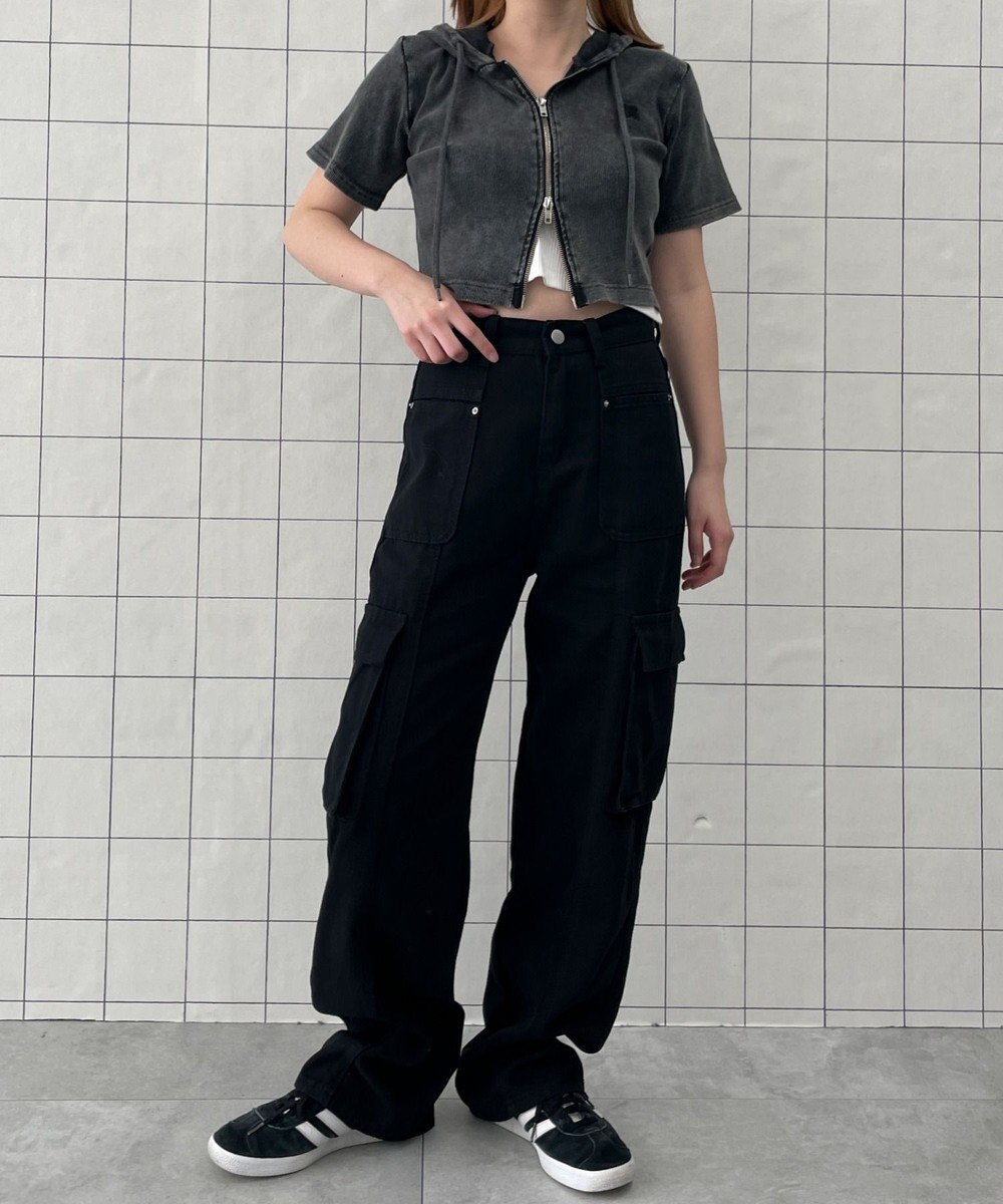 WEGO マルチポケットワイドカーゴパンツ 